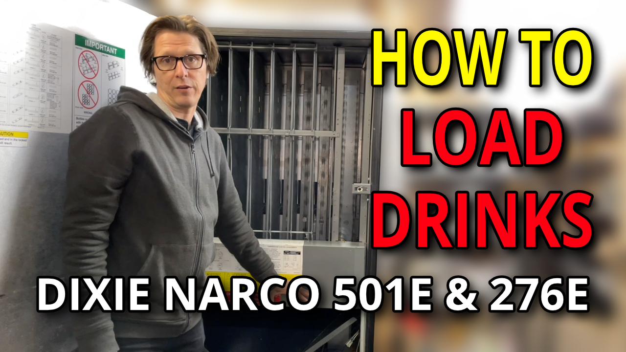 Dixie Narco 501e How To Load Drinks